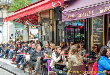 More cafes and restaurants on rue Montorgueil